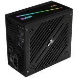 Sursa Aerocool Cylon 600, 600 W, PFC Activ, Single rail, Ventilator 120mm, Iluminare RGB, Eficienta 85%, Aero