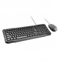 Kit tastatura si mouse Promate EasyKey-3 Black foto