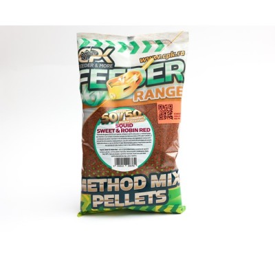 Nada CPK 50/50 FEEDER GROUNDBAIT SQUID SWEET ROBIN RED foto