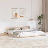 vidaXL Cadru de pat Maro 180 x 200 cm lemn