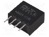 Convertor de tensiune, DC-DC, intrare 10,8...13,2V DC, iesire 15V DC, putere 1W, QLT POWER - QDC1S-1215S