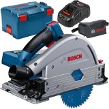 Bosch GKT 18V-52 GC BITURBO + GAL 1880 CV - Fierastrau circular fara acumulatori Li-Ion 18 V - Ah 140x20 mm valiza speciala + Incarcator acumulatori