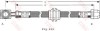 Conducta / cablu frana MINI MINI Cabriolet (R52) (2004 - 2007) TRW PHD479