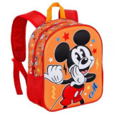 Rucsac Mickey Mouse Whisper 3D, 26x31x11 cm, Karactermania