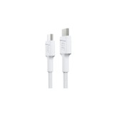Cablu Green Cell Alb USB-C Tip C PowerStream 30cm cu &icirc;ncărcare rapidă Power Delivery 60W, Ultra Charge, Quick Charge 3.0