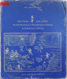 PEN - TS &#039;A O 2000 JAHRE TRADITIONELLE PHARMAZEUTISCHE LITERATUR CHINAS von PAUL ULRICH UNSCHULD , 1973