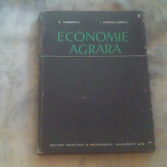 Economie agrara-Prof.Dr.C.Anderca,I.Chirculescu