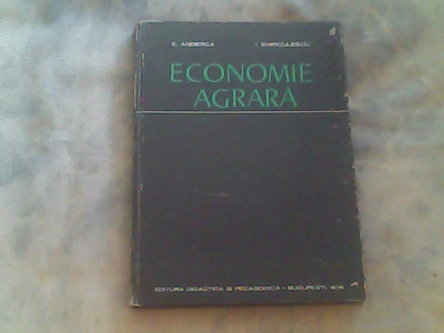 Economie agrara-Prof.Dr.C.Anderca,I.Chirculescu foto