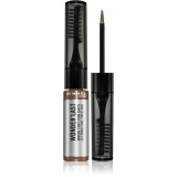 Rimmel Wonder&#039;Last vopsea gel semipermanentă pentru spr&acirc;ncene culoare 002 Soft Brown 4.5 ml