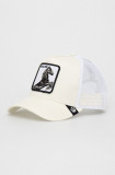 Goorin Bros șapcă culoarea alb, cu imprimeu