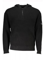 Bluză cu glugă bărbați, cu logo brodat, Regular fit, negru (Marime: 2XL)