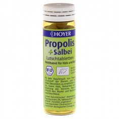 Propolis si salvie tablete bio de supt, 60 de tablete Hoyer