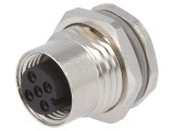 Soclu M12 5 PIN mamă IP67, TE Connectivity