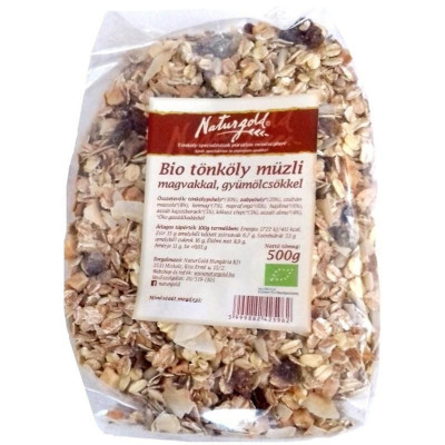 Musli de Grau Spelta cu Seminte si Fructe Bio 500 grame Naturgold foto