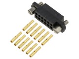 Conector mamă 12 pini, 2 mm, cablu-cablu/PCB, Datamate J-Tek