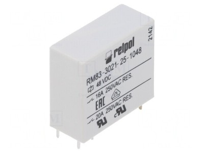 Releu Electromagnetic 48VDC 16A SPST-NO foto