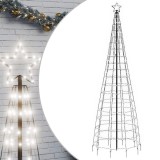 Cumpara ieftin Pom de Craciun LED cu tepi 570 LED-uri Alb Rece 300 cm