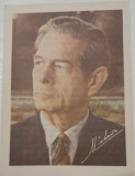 Afis, fly-er Regele Mihai I al Romaniei anii 90, regalitate, monarhie D1 istorie