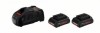 Set acumulatori si incarcator 2xProCORE18V 4.0Ah + GAL 1880 CV - 3165140952910, Bosch