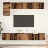 Set comodă TV 5 pcs Lemn vechi Mediu 100 cm x 30 cm x 30 cm