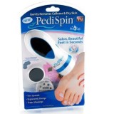 Aparat Pedichiura Pedi Spin, Indepartare Piele Intarita, 2 Viteze, Colector, Ergonomic