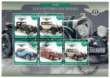 MADAGASCAR 2020 - Masini de epoca, Bentley/ set complet colita + bloc