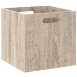 Cutie depozitare 5Five din lemn MDF, pentru raft, 30x30x30 cm, natur Household NewTrend