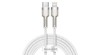Baseus Cafule Cablu de &icirc;ncărcare USB C - Lightning, PD, 20W, 2m (alb)