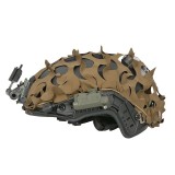 Husa casca 3D Laser-Cut casca High-Cut 8Fields Tan