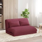 vidaXL Scaun de podea Roșu Vin 110 x 82 x 55 cm țesătură 42028205