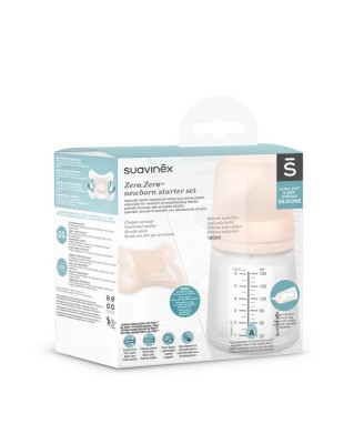 Set de start biberon anticolici 180 ml variabil + suzetă -2-2 luni zero zero suavinex foto