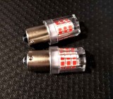 Bec auto cu LED Roșu BA15SP21W