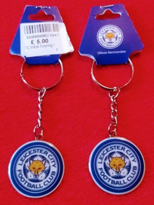Breloc metalic fotbal - LEICESTER FC (Anglia) - produs oficial si nou foto