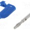 Conector banană 4mm 32A 70V DC albastru SCH&Uuml;TZINGER