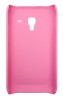 Husa tip capac spate roz (cu puncte) pentru Samsung Galaxy Ace Plus S7500, Plastic, Carcasa
