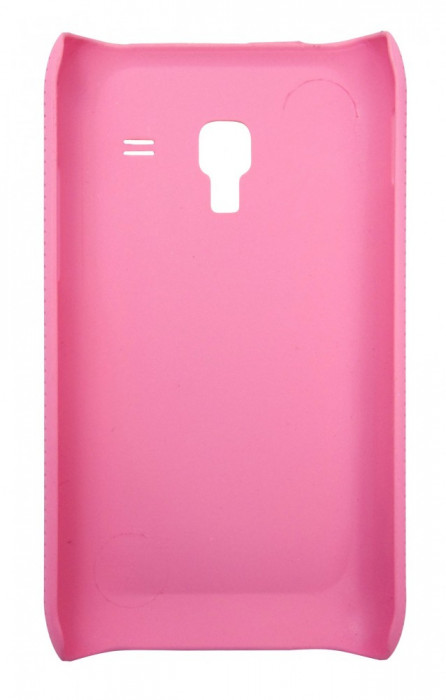 Husa tip capac spate roz (cu puncte) pentru Samsung Galaxy Ace Plus S7500