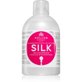 Kallos KJMN Professional Silk sampon matasos pentru par uscat si sensibil 1000 ml