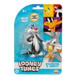 Set 2 figurine, Looney Tunes, Tweety si Sylvester