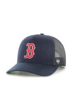 47 brand șapcă de baseball din bumbac MLB Boston Red Sox culoarea bleumarin, uni, B-MSHTC02GWP-NY