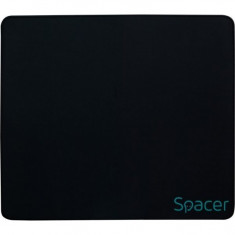 Mouse pad Spacer Gaming, 40 x 45 cm, Negru foto