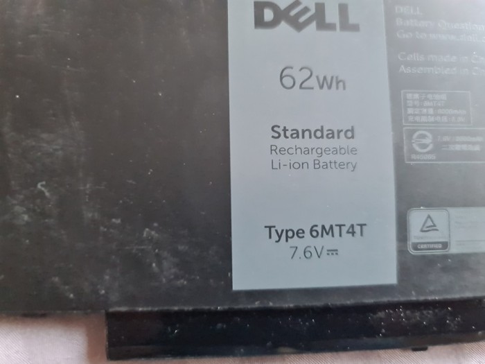 Baterie originala Dell Latitude E5270, E5470, E5570, Precision 15 3510-6MT4T