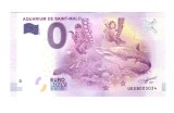 Bancnota suvenir Franta 0 euro Aquarium de Saint-Malo, 2017 -2, UNC