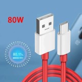 Cablu SuperVooC USB 80W, PRESTIGE CHARGE&reg;, pentru OnePlus, USB la USB-C, incarcare rapida si sigura, protectie SupraTensiune, protectie ScurtCircuit,