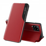 Cumpara ieftin Husa pentru Samsung Galaxy A12 / A12 Nacho, Techsuit eFold Series, Red