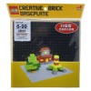 Placa Constructie Tip Lego, Dimensiune 20x20 cm, Plastic, Compatibila cu Blocuri, Recomandata 6+ Ani