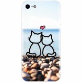 Husa silicon pentru Apple Iphone 6 Plus, In Love Cats