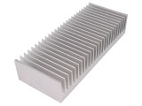 Radiator extrudat cu aripioare 100mm x 250mm aluminiu