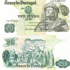 Portugalia 20 Escudos 27.07.1971 P-173 UNC