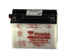 Yuasa baterie maxiscuter motocicleta Y50-N18L-A 206x91x163 12V 20Ah 260A Suzuki foto