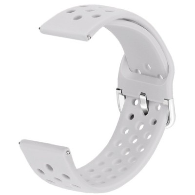 Curea din silicon, compatibila Amazfit GTR 4, telescoape Quick Release, 22mm, Gri foto
